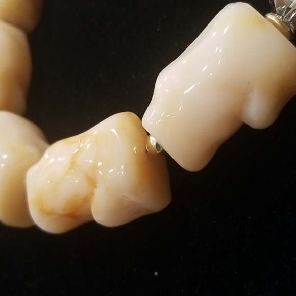 BOHO Faux Alabaster Chunky Matching Set - Picture 3 of 6